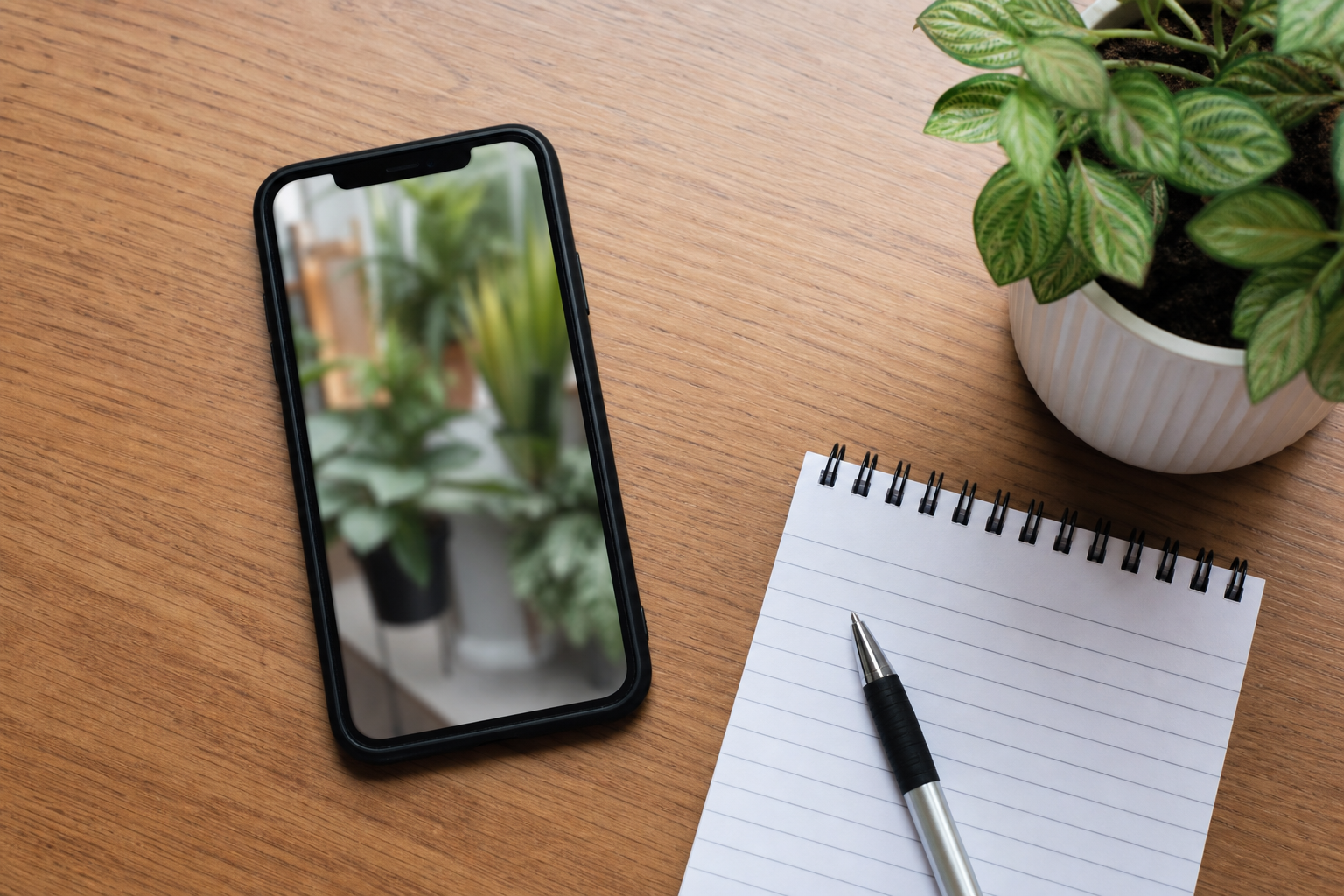 Report fotografico su smartphone dopo una visita